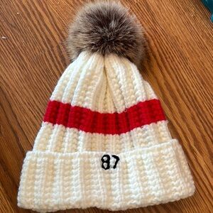 Taylor Swift Travis Kelce Knit Winter Hat Kansas City Chiefs
